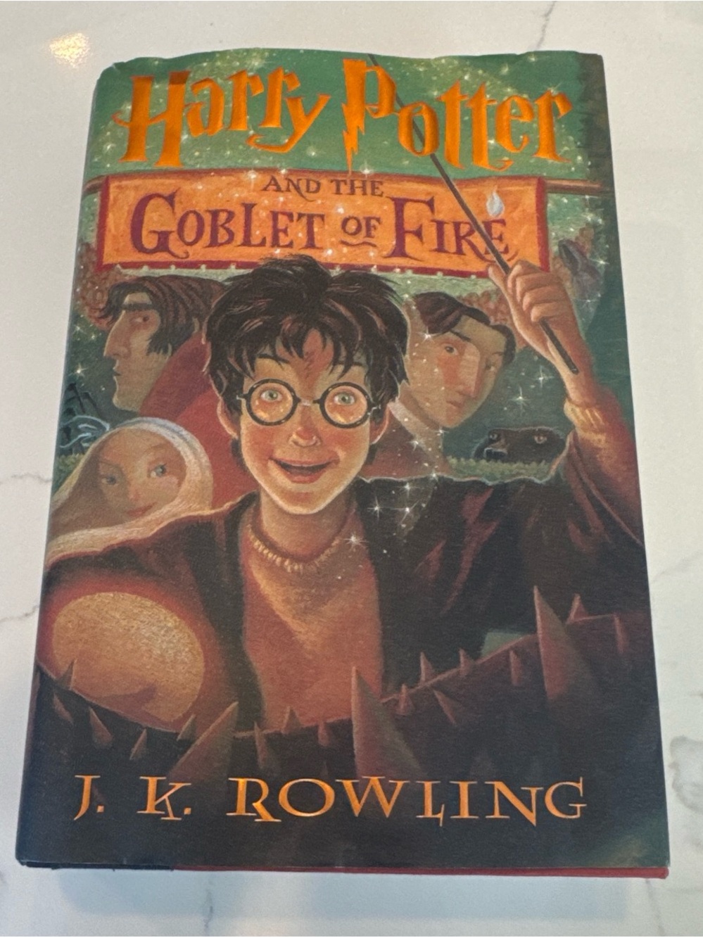Harry Potter and the Goblet of Fire - J.K. Rowling (Green/Gold Cover)